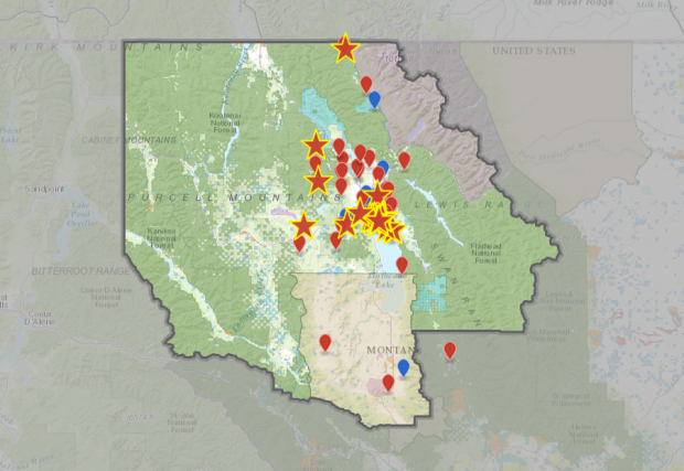 New Map of Protected Places