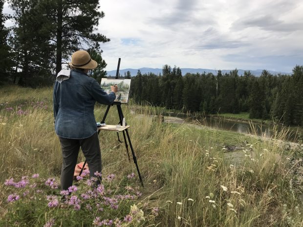 Flathead River in Paint